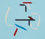 Toby Paterson, ST IVES AXONOMETRIC BLUE, 2006, Screenprint, A/P