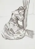 Paula Rego, CRYING (JANE EYRE SERIES), 2001, Lithograph, aside from the edition of 35 +14 AP's