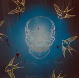 Dan Baldwin, FLIRTING WITH DEATH, 2007, Screenprint with hand-finished gold and silver leaf, 18/20