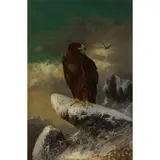 Clarence Roe, GOLDEN EAGLE, oil on canvas