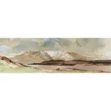 Tom Shanks, ARRAN FROM THE CUMBRAE, FIRTH OF CLYDE, watercolour and pencil