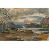 David Macbeth Sutherland, EVENING, LOCH CARRON