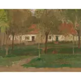 Robert Macaulay Stevenson, THE COTTAGE, oil on canvas