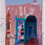 Christine Woodside, BIRD HOUSE SOUSSE, mixed media