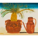 Jack Knox, THE PALM TREE, acrylic on paper