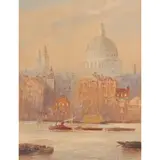 Frederick Edward Joseph Goff, ST. PAUL'S, BANKSIDE, watercolour