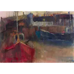 Lorna Robertson, HAVEN, Mixed media on paper