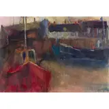 Lorna Robertson, HAVEN, Mixed media on paper