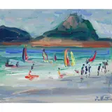 WINDSURFERS AT TREBURDEN, Lyon & Turnbull 2022