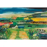 Hamish Macdonald, THE CHANGING SEASONS, mixed media on paper