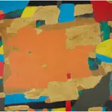 Bernard Cohen, Black Base, November 1958, emulsion on board
