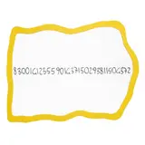 Michelangelo Pistoletto, Frattali (Yellow), 1999-2000