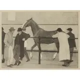 Robert Bevan, Horse Dealers (Ward's Repository No.1), 1919