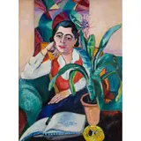 Edward Wolfe, Portrait of a Lady, Purportedly Charlotte Haldane, 1932, oil on canvas