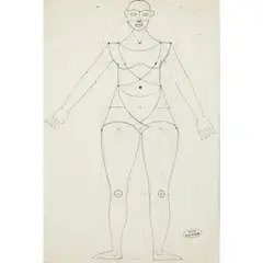 Two Figure Studies by André Derain, each with 'Atelier André Derain' ink stamp (lower right), pencil, pen and ink on paper, sold Oct 2022