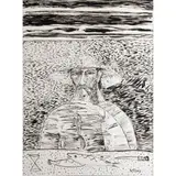 John Bellany, The Old Man and the Sea, 1987, oil on canvas