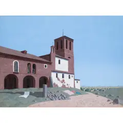 Tristram Hillier, Deserted Monastery in Castile, 1978, oil on canvas