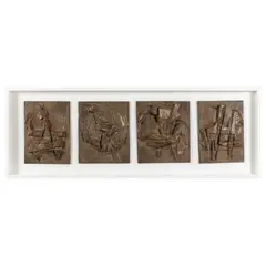 Bernard Meadows, Four Reliefs on a Cock (Large), conceived 1958, patinated bronze