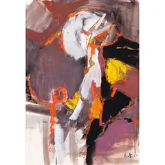 Adrian Heath, Untitled, 1960, mixed media on paper