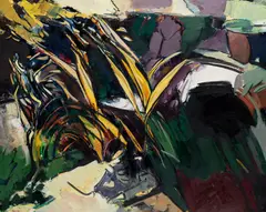 Peter Coker, Landscape, oil on canvas