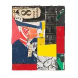 Bryan Ingham, April in Berlin, circa 1988, collage on board
