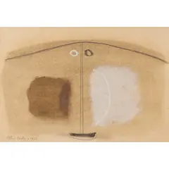 John Wells, Untitled, 76/5D, 1976, pencil (lower left)