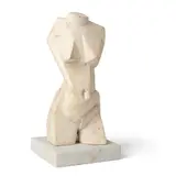 Bryan Ingham, Female Nude Figure, plaster on marble base