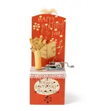 John Maltby, Happy Birthday Music Box, collage, painted wood and music box