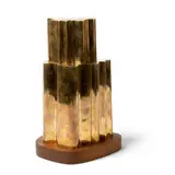 Eduardo Paolozzi, Untitled, circa 1967-9, polished bronze on wooden base