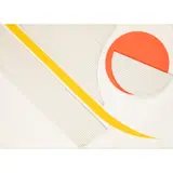 Michael Argov, Untitled, 1972, oil and corrugated cardboard on canvas on board