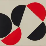 Terry Frost, Composition (Red & Black), 1982