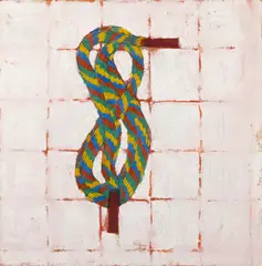 Prunella Clough, Skip Rope, 1999, oil on canvas