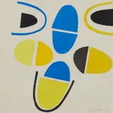 Terry Frost, Composition (Blue, Yellow, Black), 1982