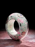 Peter Chang, Bracelet, acrylic and silvered metal
