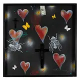 Dan Baldwin, Love and Decay, 2007, acrylic and mixed media on canvas