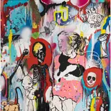 Dan Baldwin, Autumn Leaves in the City, acrylic on canvas