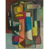 William Crosbie, TERRIBUS OMNIA, oil on canvas