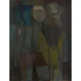William Crosbie, EN GRIS, oil on canvas