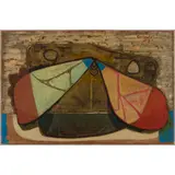 William Crosbie, BUTTERFLY, oil on board