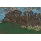 William MacTaggart, BEECH TREES, pastel on brown paper