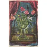 William MacTaggart, STILL LIFE, DRUMMOND PLACE: NOCTURNE, 1957, Colour lithograph, 31/50