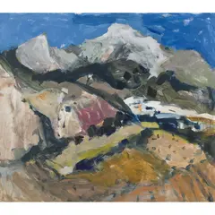 Sheila Macnab MacMillan, CORTES, 2007, oil on board