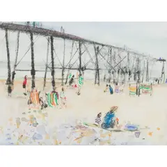Jean Martin, SALTBURN PIER, 1987, Pastel
