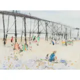 Jean Martin, SALTBURN PIER, 1987, Pastel