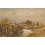 Samuel Bough, EDINBURGH FROM THE WATER OF LEITH