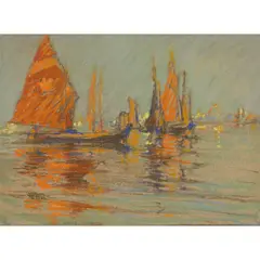 Thomas Callender Campbell Mackie, VENICE, 1914, pastel