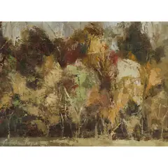 Perpetua M. Pope, AUTUMN TREES, Oil on board