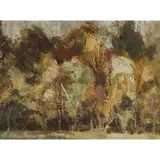 Perpetua M. Pope, AUTUMN TREES, Oil on board