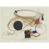 Felix Anaut, UNTITLED (ABSTRACT), mixed media on paper