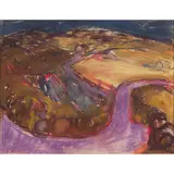 William MacTaggart, PATH THROUGH THE FIELDS, mixed media on board